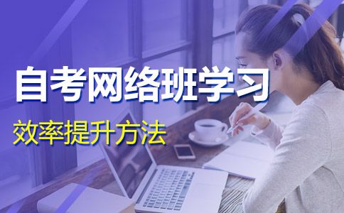 提升广东自考网络班学习效率的方法有哪些？